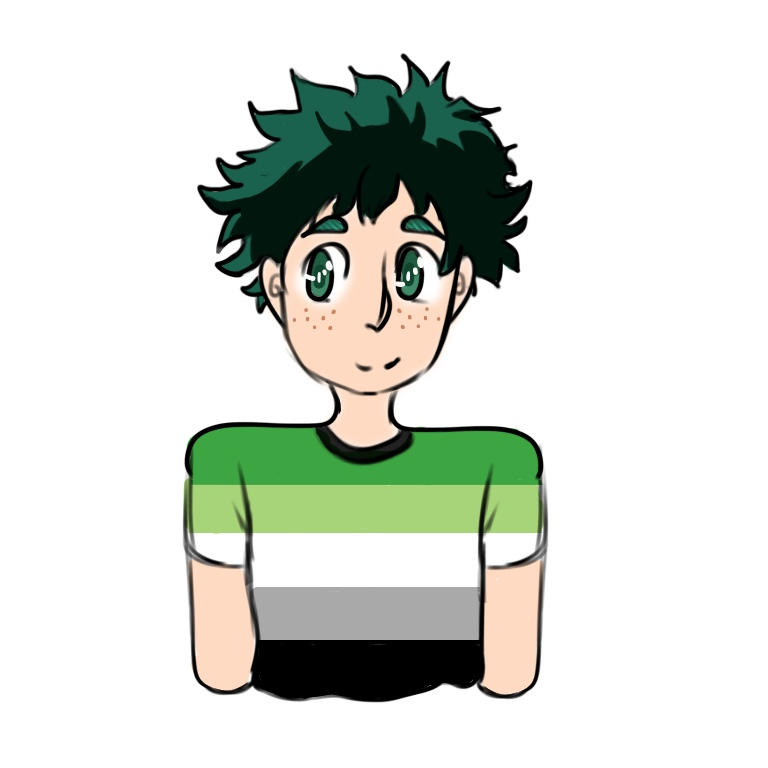Aromantic Deku by unicornbunny12 on DeviantArt