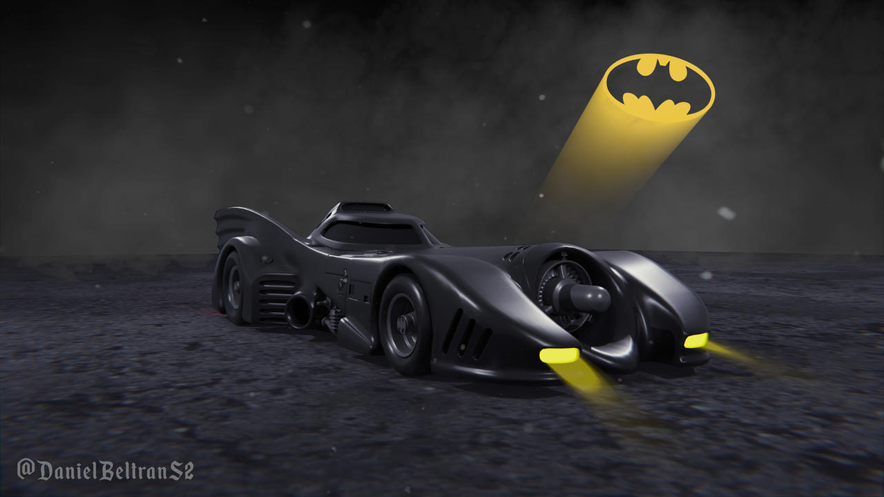 Batmobile One New Bat-Mobile (1989) Render by DanielBeltranS2 on DeviantArt