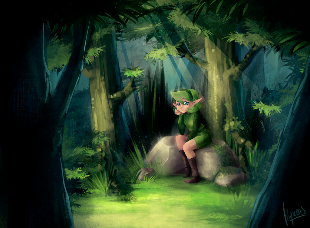 The Lost Woods [Zelda: Ocarina of Time] by Morphona on DeviantArt