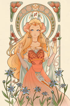 Art nouveau Zelda