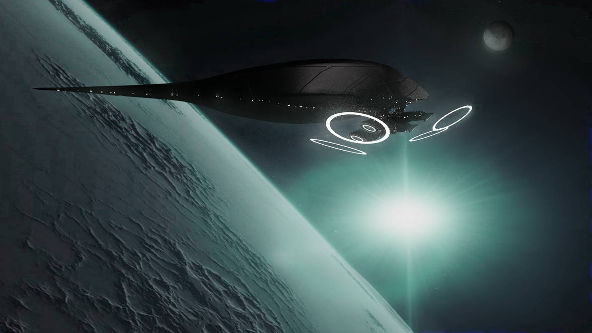 Alien Spaceship by SparkandFlash on DeviantArt