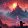 Fantasy Mountains with Character