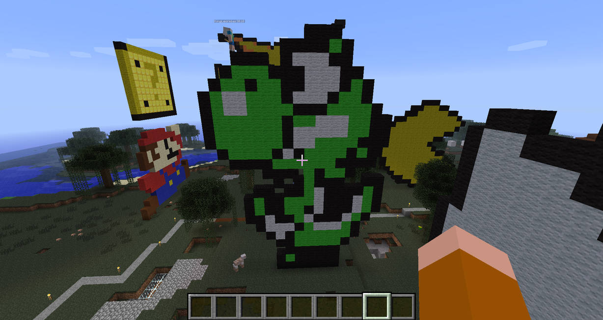 Minecraft Yoshi Rig Yoshi in Minecraft by branduboga on DeviantArt