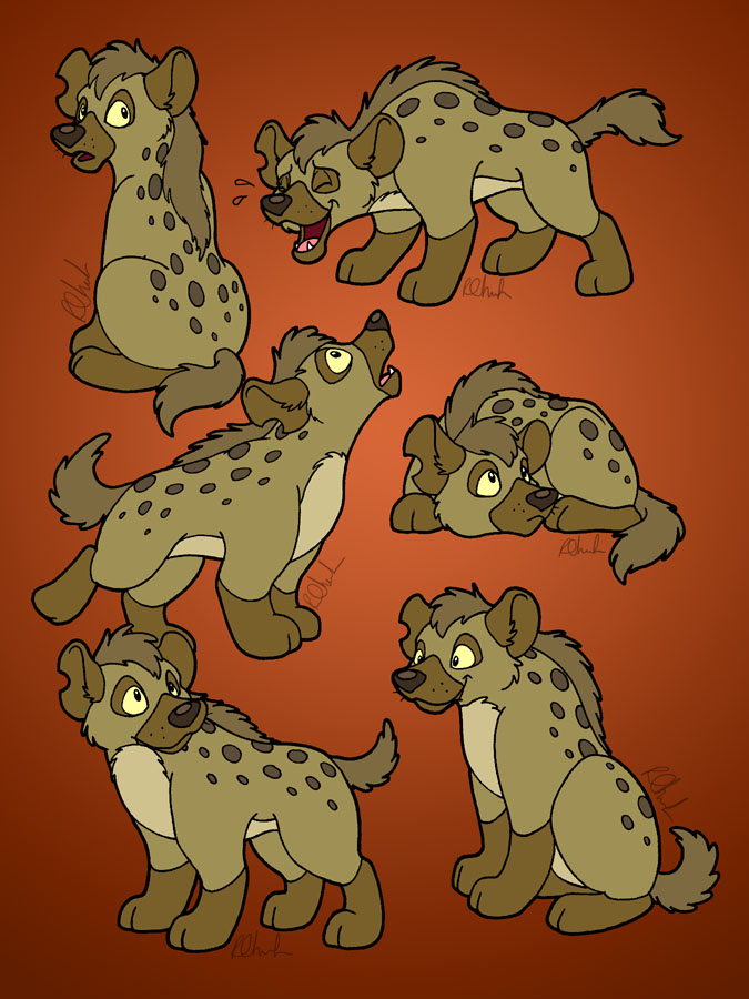 Cartoony Hyena