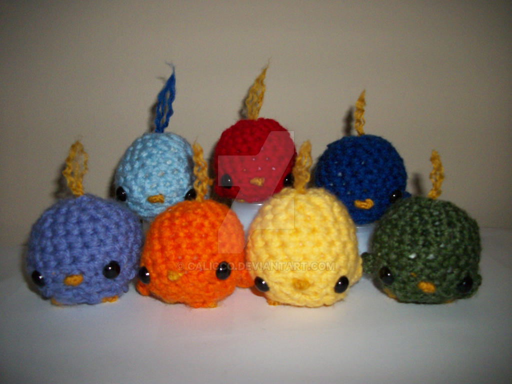 Amigurumi Blob Birds by Calicco on DeviantArt