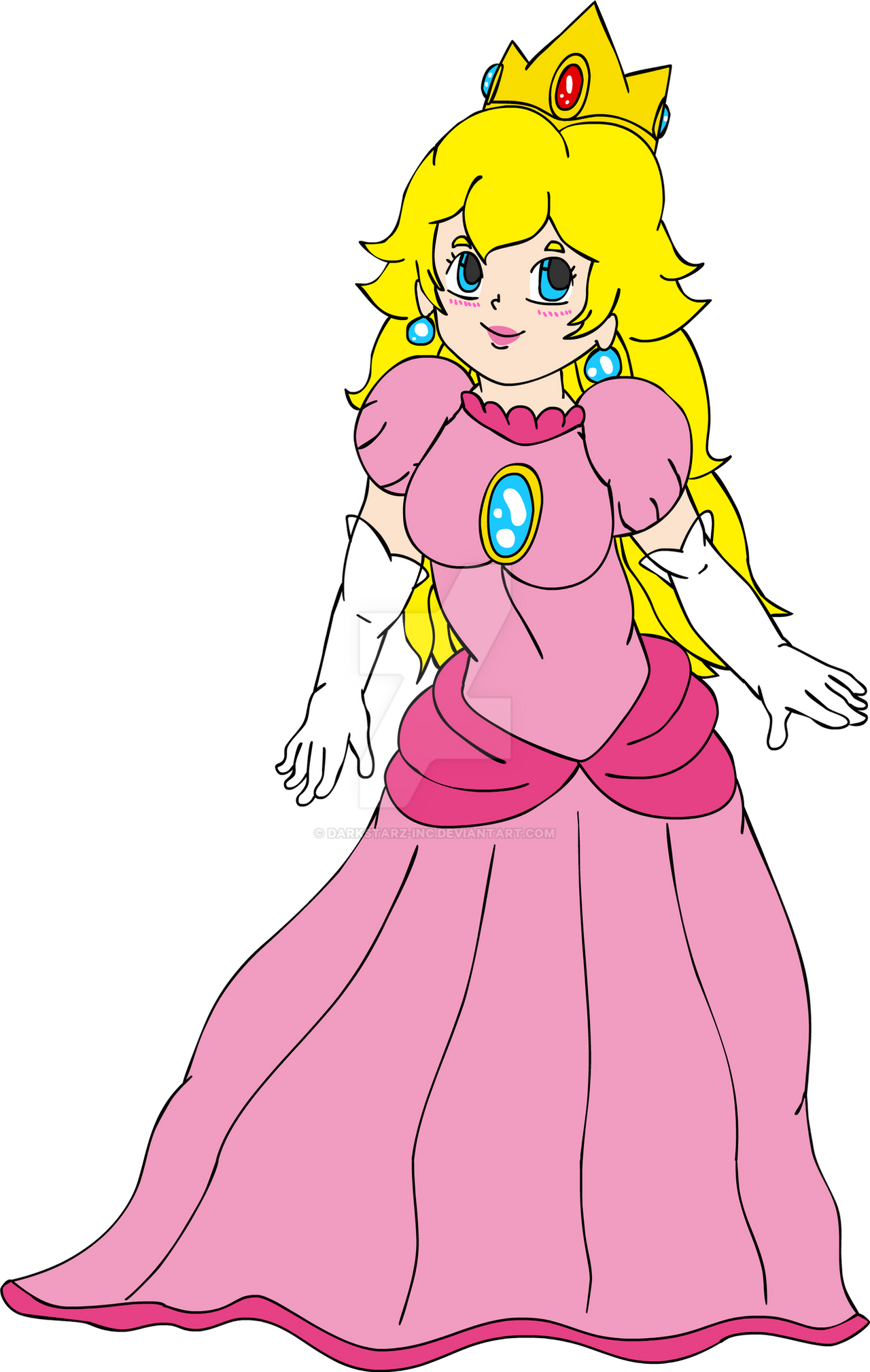Fanatsy Peach FANART: Princess Peach by DarkStarz-Inc on DeviantArt