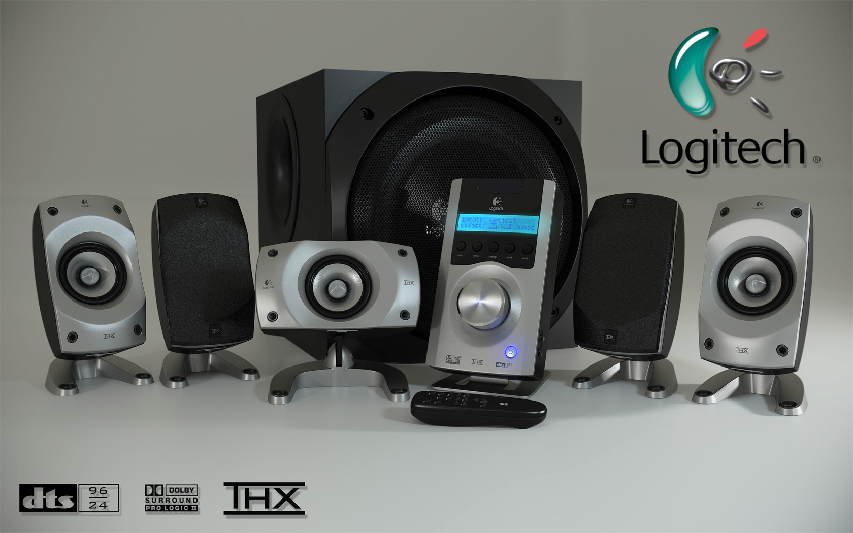 spøgelse Remission dråbe Logitech Z-5500 Speaker System by Artistic-Kage on DeviantArt