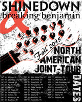 Shinedown and Breaking Benjamin Tour Poster