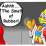 the smell of Rubber