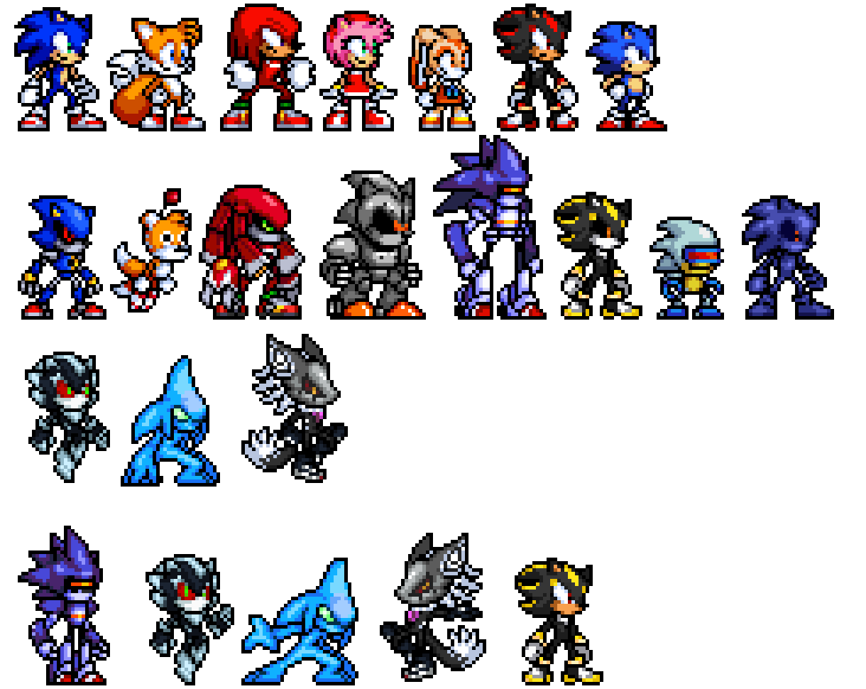 Sonic Custom Sprites by nikitaosx1016 on DeviantArt