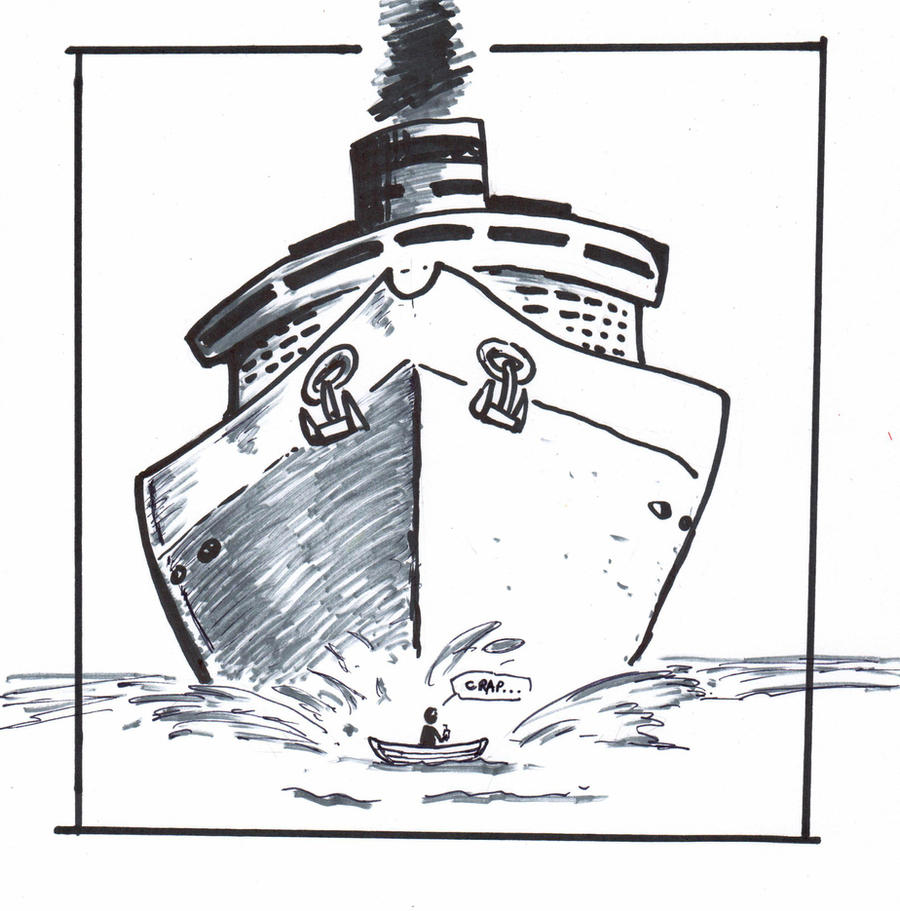 inktober 25- oh SHIP!