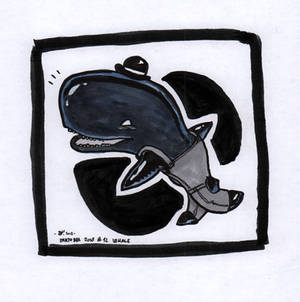 Inktober 2018 day 12 Whale