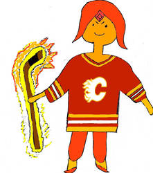 Calgary Flame Princess by uwpg2012