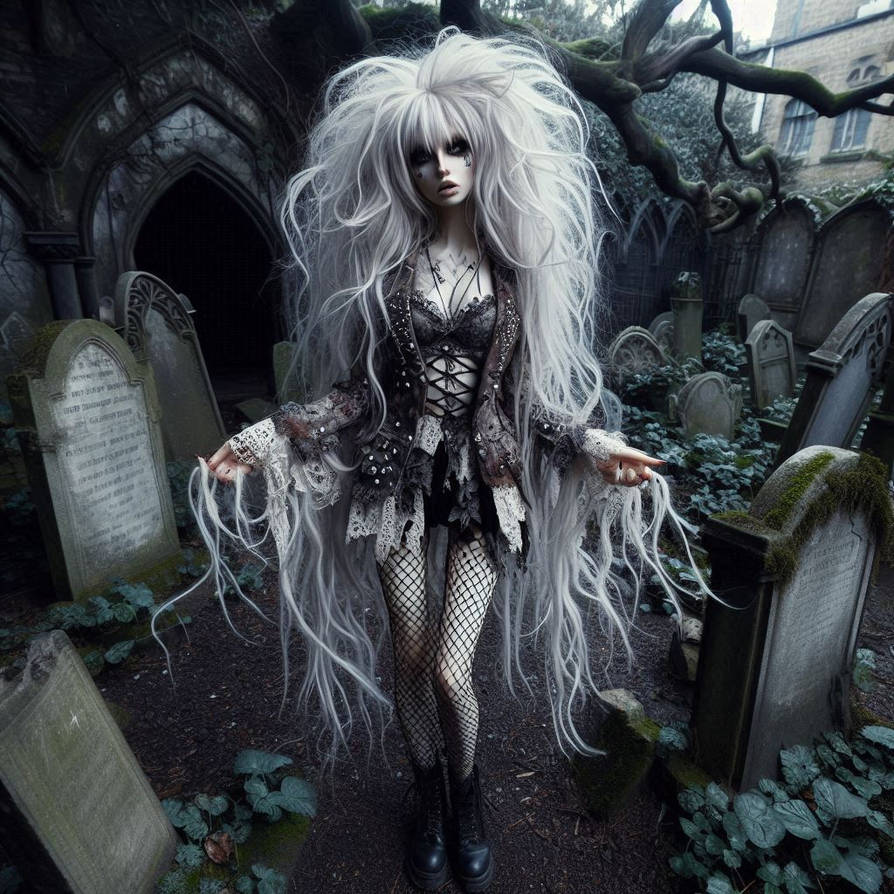 Gothic Corpse Goth at the Grave by DarkKingArthur on DeviantArt