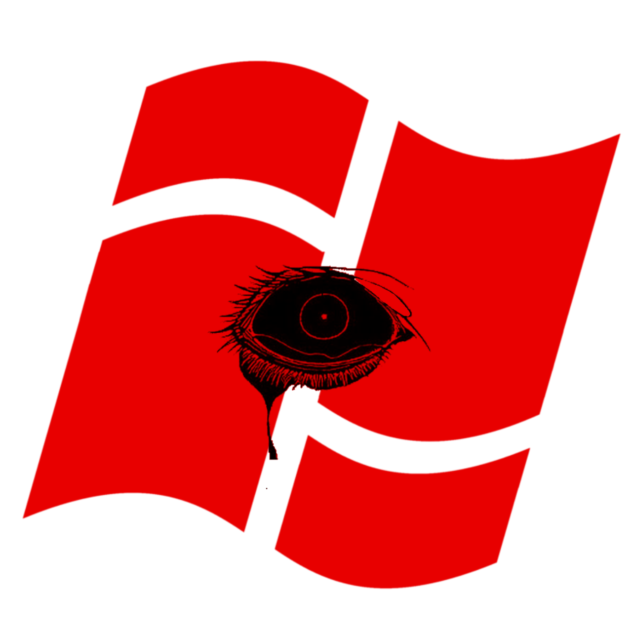Windows Xp Horror Background Windows XP Horror Edition FE Logo With Creepy Eyes by User123SE on ...