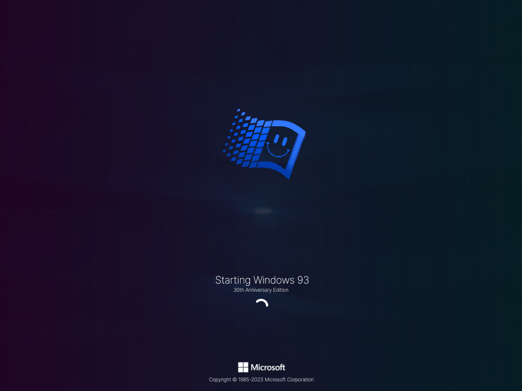 Windows 93 30th Anniversary Edition Bootscreen by User123SE on DeviantArt