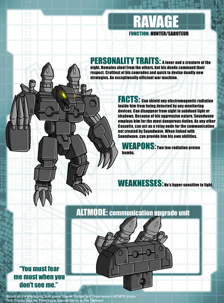 Ravage Tech Specs by Tf-SeedsOfDeception on DeviantArt