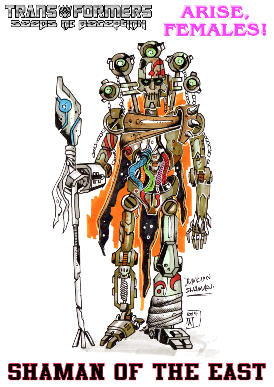 Junkion Shaman Of The East study for AF