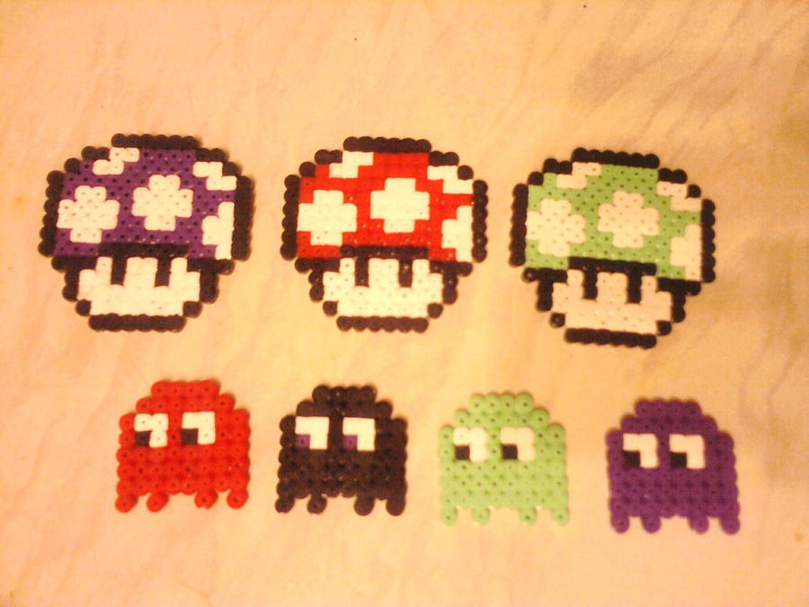 8 Bit Spring Perler hama,perler bead 8 bits by knikki121 on DeviantArt