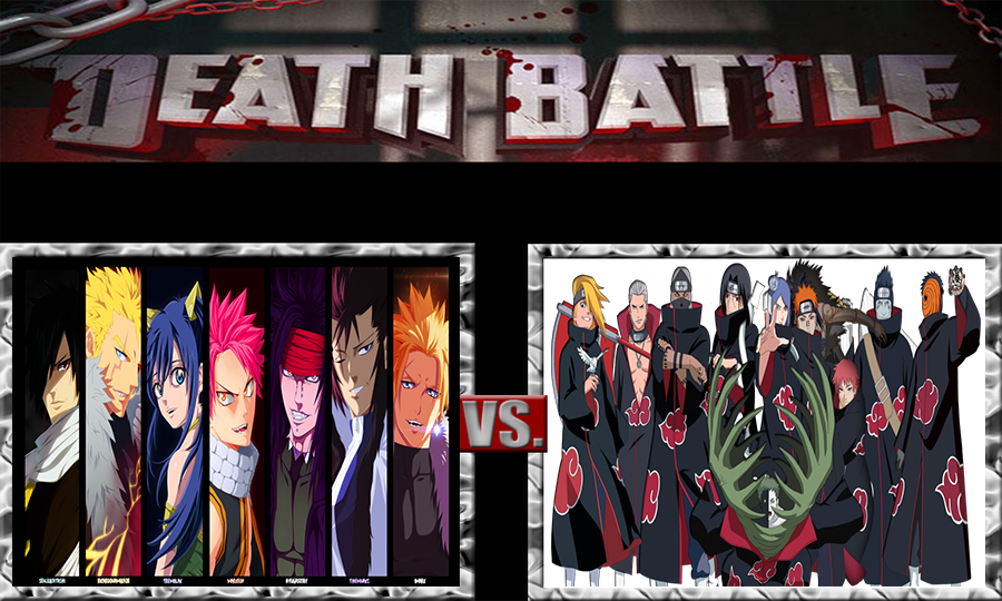 Death Battle Dragon Slayers Vs Akatsuki By Jss2141 On Deviantart