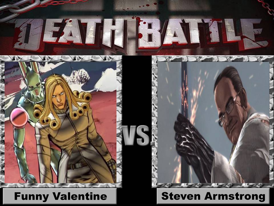 Death Battle Funny Valentine Vs Steven Armstrong By Jss2141 On Deviantart Death Battle Funny Valentine Vs Steven Armstrong By Jss2141 On Deviantart
