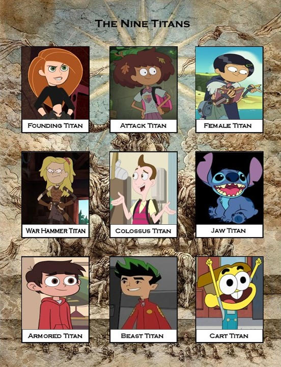 Disney Channel's Nine Titans by jss2141 on DeviantArt