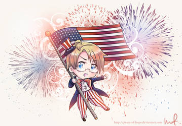 Happy Birthday, America by peace-of-hope