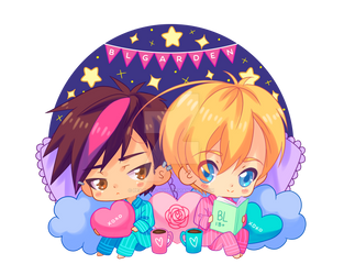 Mark and Loran 2018 BLG charm