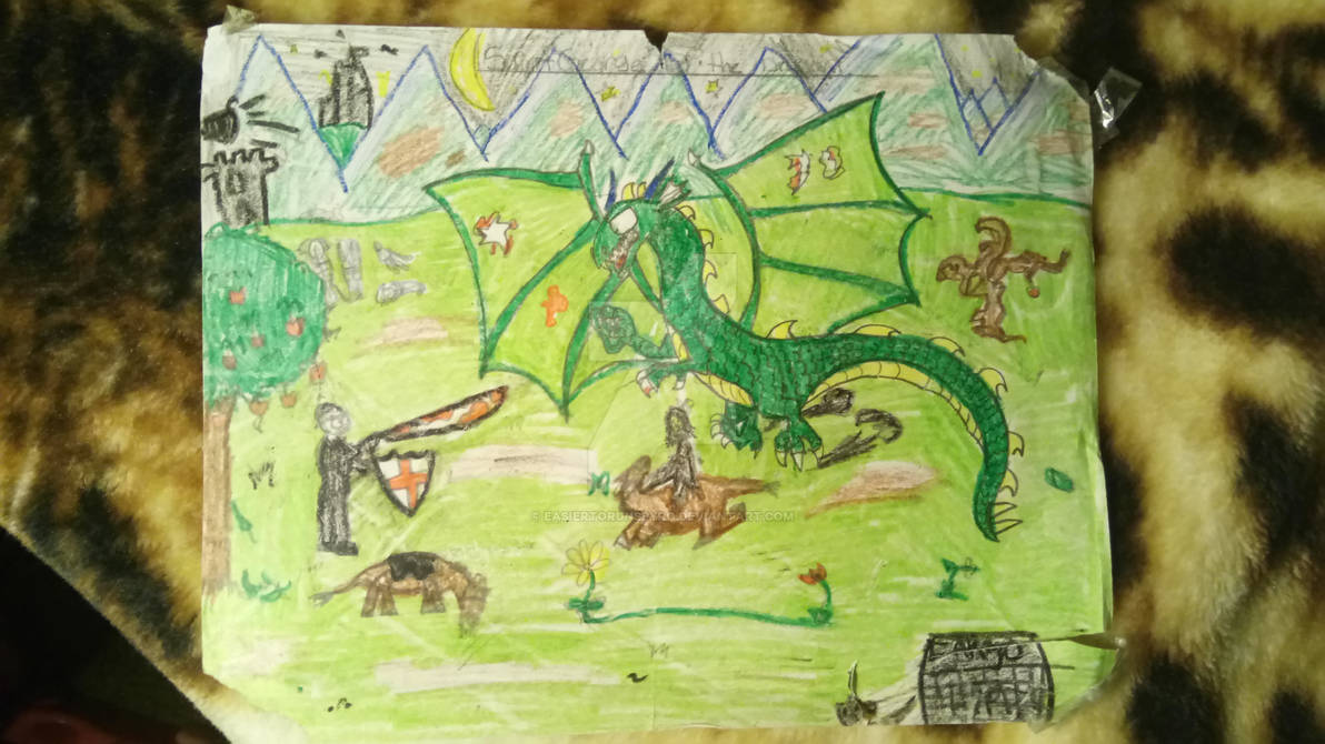 Saint George and the Dragon by easiertorunspyro on DeviantArt