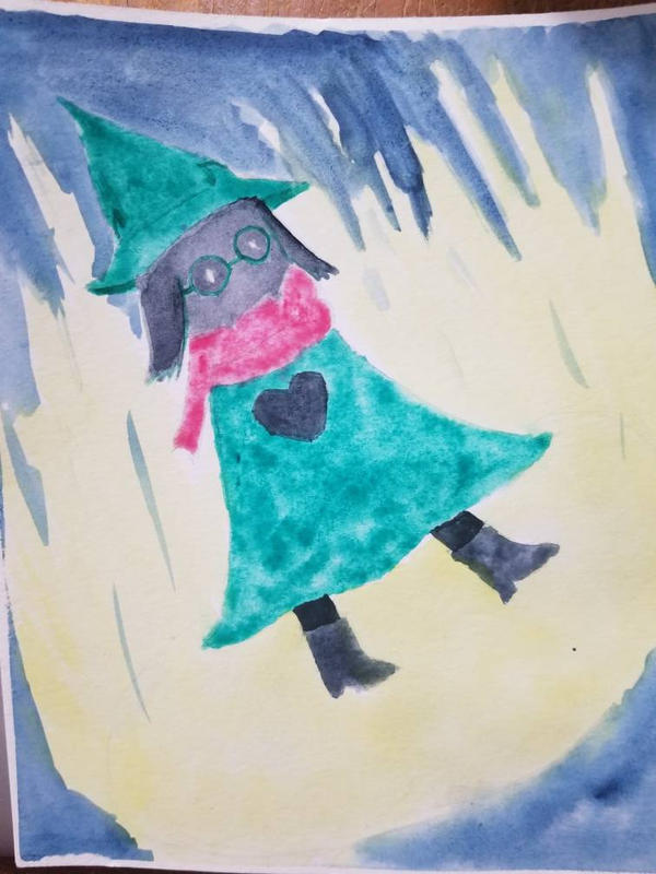 Vampire Ralsei Ralsei Watercolor by VampiressElsie on DeviantArt