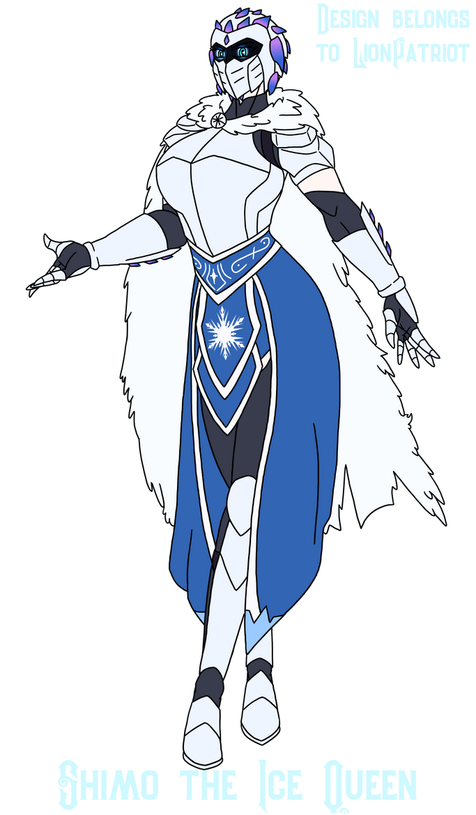 Shimo the Ice Queen Gijinka by LionPatriot on DeviantArt