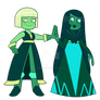 Yellow and Blue Diamond Jade