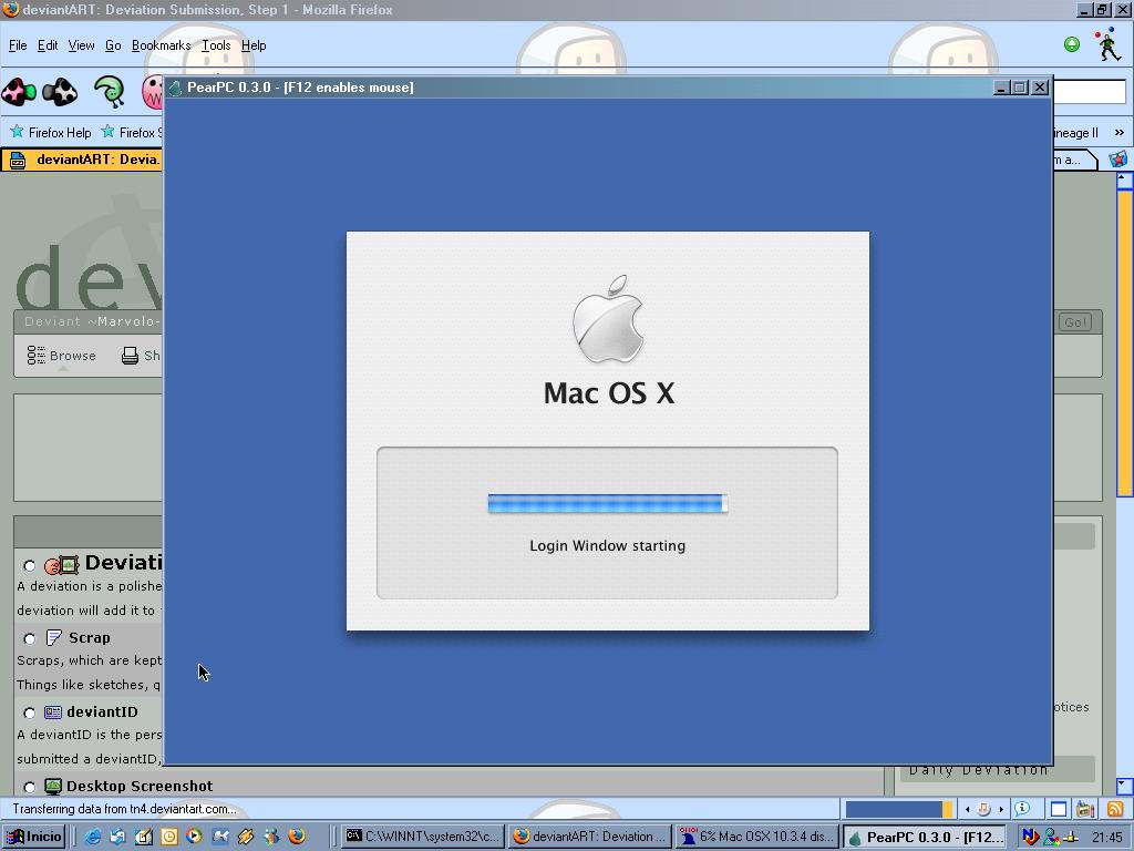 Loading Mac Os X by Marvolo-Kun on DeviantArt