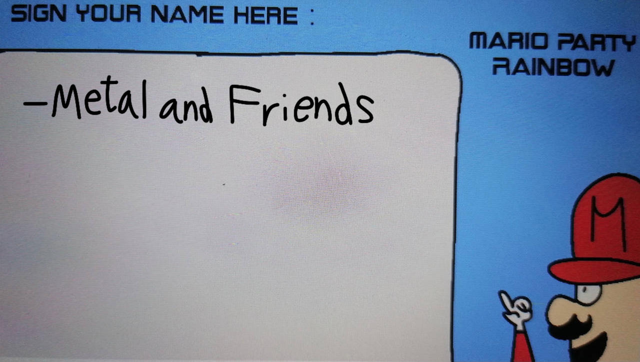 Sign your name Collab by Metalandfriends1998 on DeviantArt