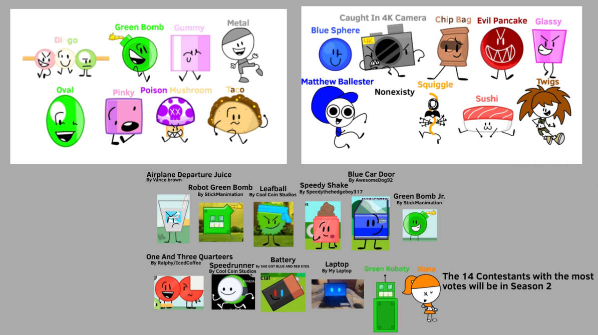 Object Incredible Second Season Voting by Metalandfriends1998 on DeviantArt