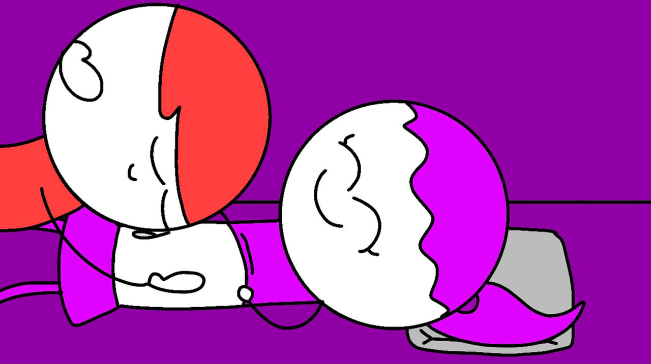 Raspberry Laying Down On Isabella's Tummy by Metalandfriends1998 on ...