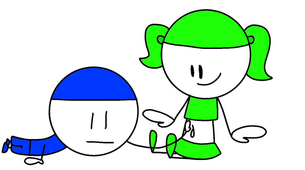 Blue Raspberry Rubs Emily's Belly by Metalandfriends1998 on DeviantArt