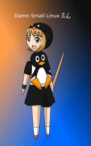 chibi Damn Small Linux-tan