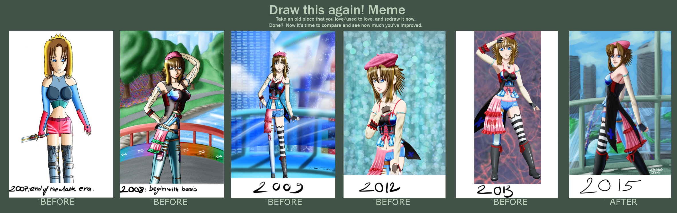 MEME: before-after, 8 years