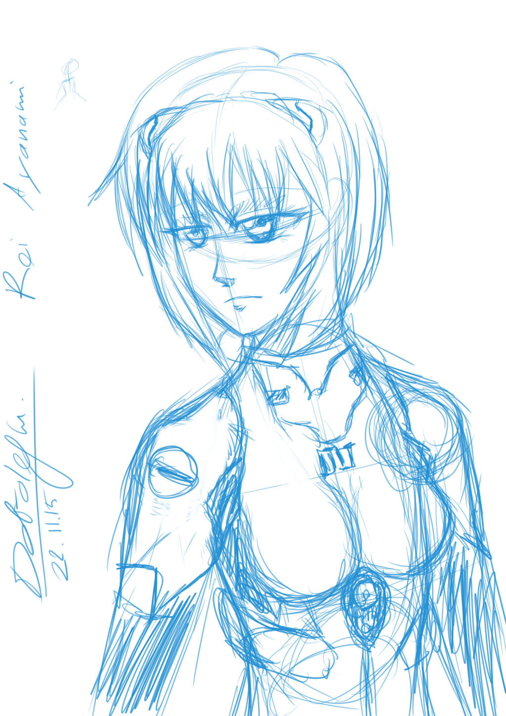 Sketch: Rei Ayanami