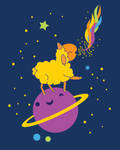 Ewenicorn in Space by rhinestoner