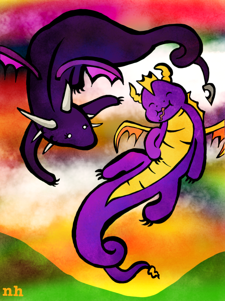 Spyro and Cynder