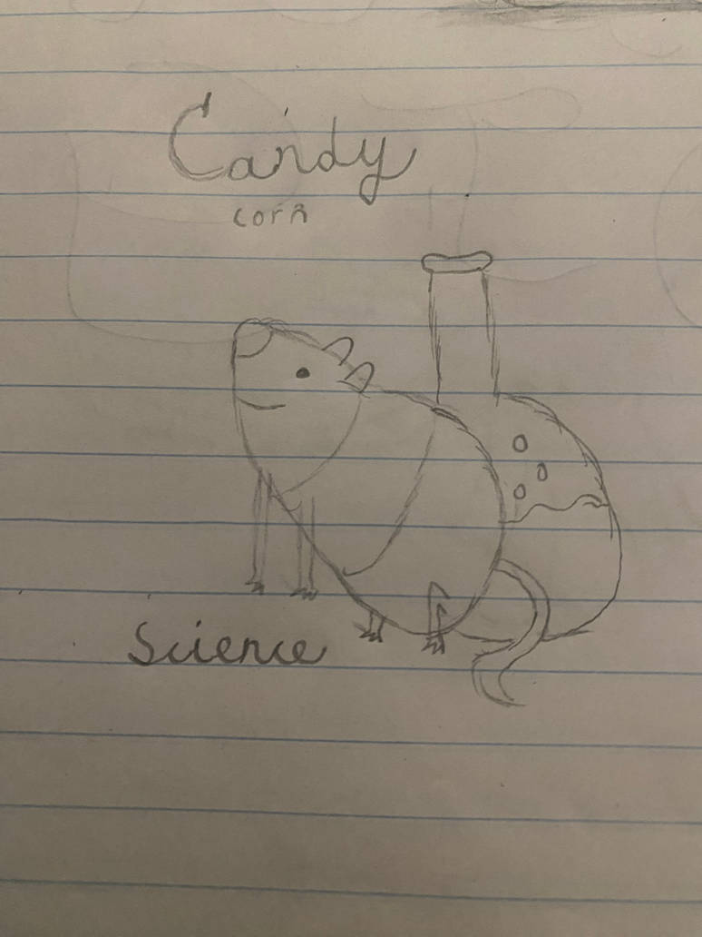 Lab Rat Deviantart Science the Candy Corn Lab Rat by UwUxd3 on DeviantArt