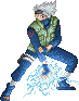 Kakashi Sprite - Chidori by PokeNOMNOMNOM