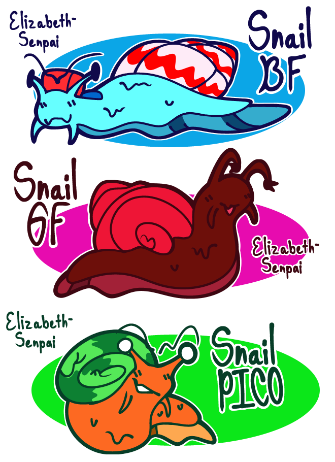 Fnf Insect FNF But They're Snails | FNF by GlizzySparks on DeviantArt