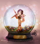 Snowglobe: Yuffie by Azurelly