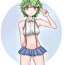 Musse Egret in Famitsu Swimsuit