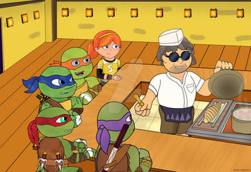 TMNT: 2012x17: Pizza Break