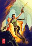 Lara Croft-fan art by kollyo