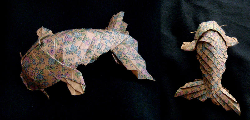 Koi paper fish